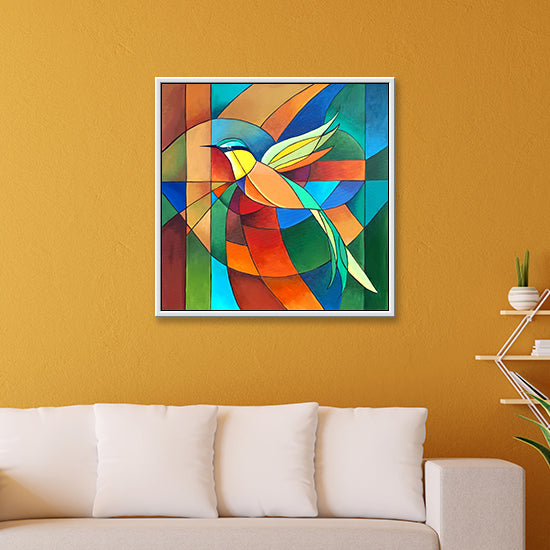 Feathers in Flight Bird Art | Dynamic Bird Painting Capturing Motion and Freedom