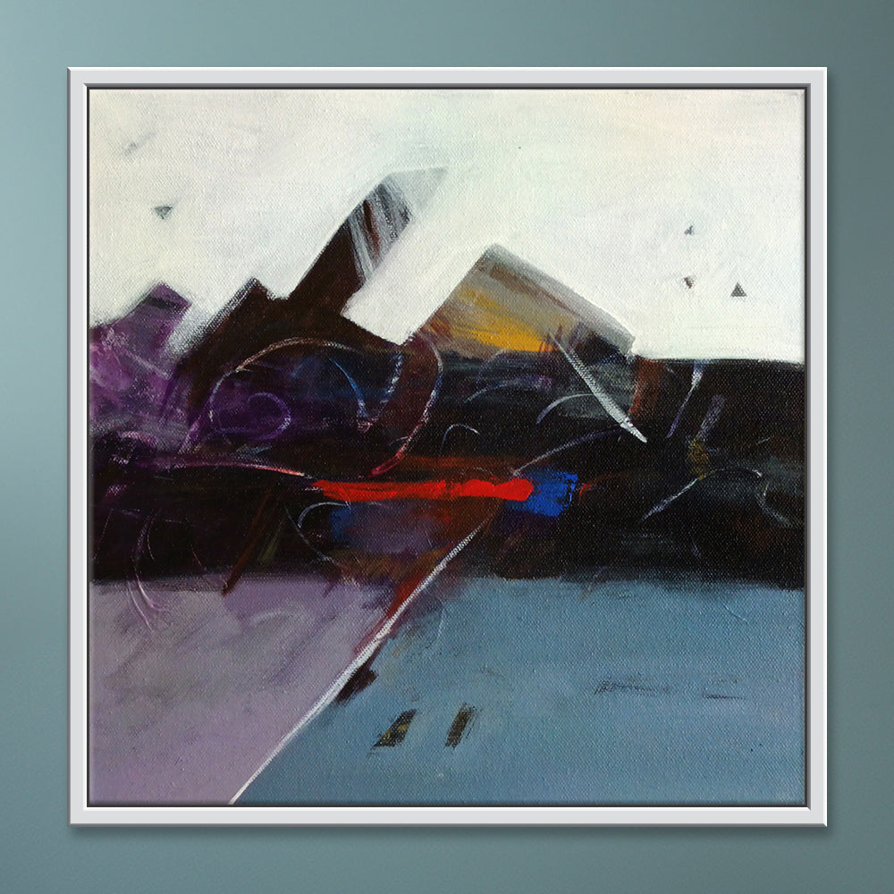 City Fragments Paintings | Abstract Art | Vibrant Abstract Handmade Painting