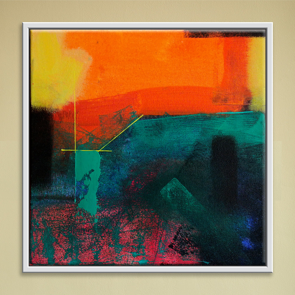 Blaze Lines Paintings | Contemporary Paintings | Modern Abstract Handmade Painting