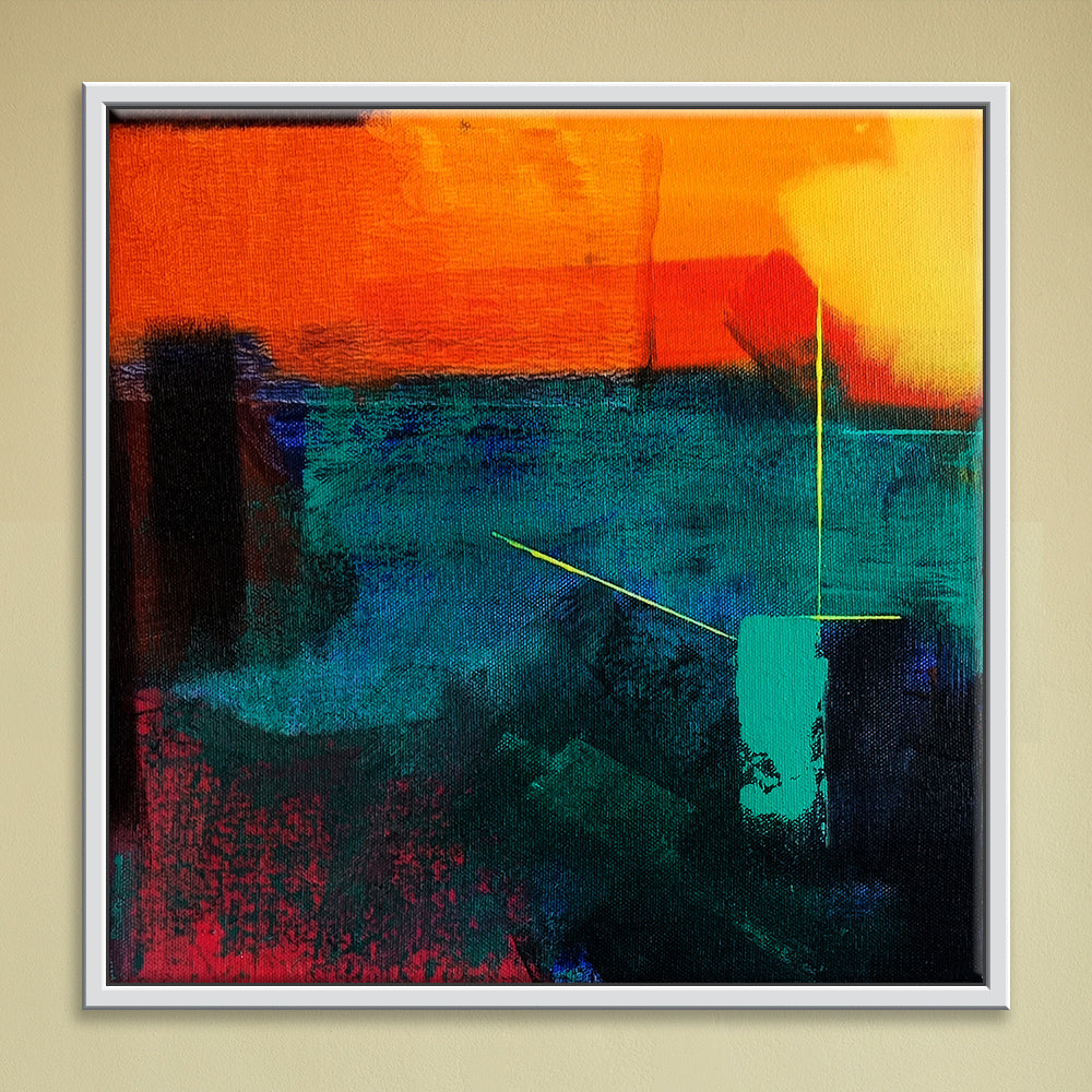 Golden Tide Paintings | Contemporary Paintings | Modern Abstract Handmade Painting