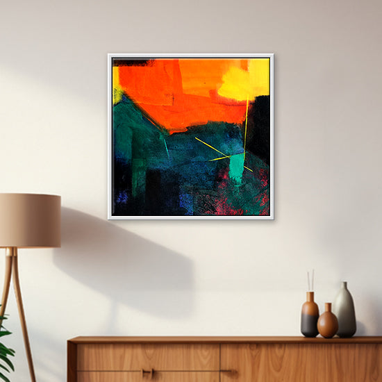 Solar Glow Paintings | Contemporary Paintings | Modern Abstract Handmade Painting