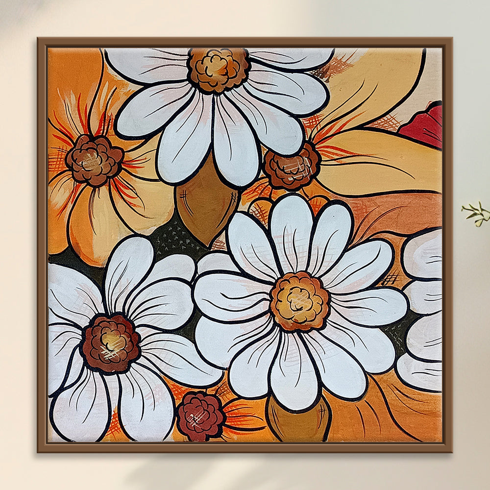 Rustic Blossoms Flower Art | Best Paintings for Office