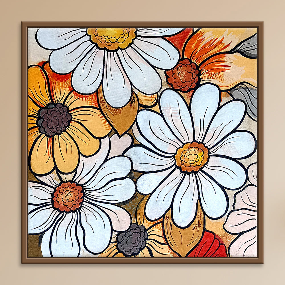 Autumn Blooms Flower Art | Best Paintings for Office