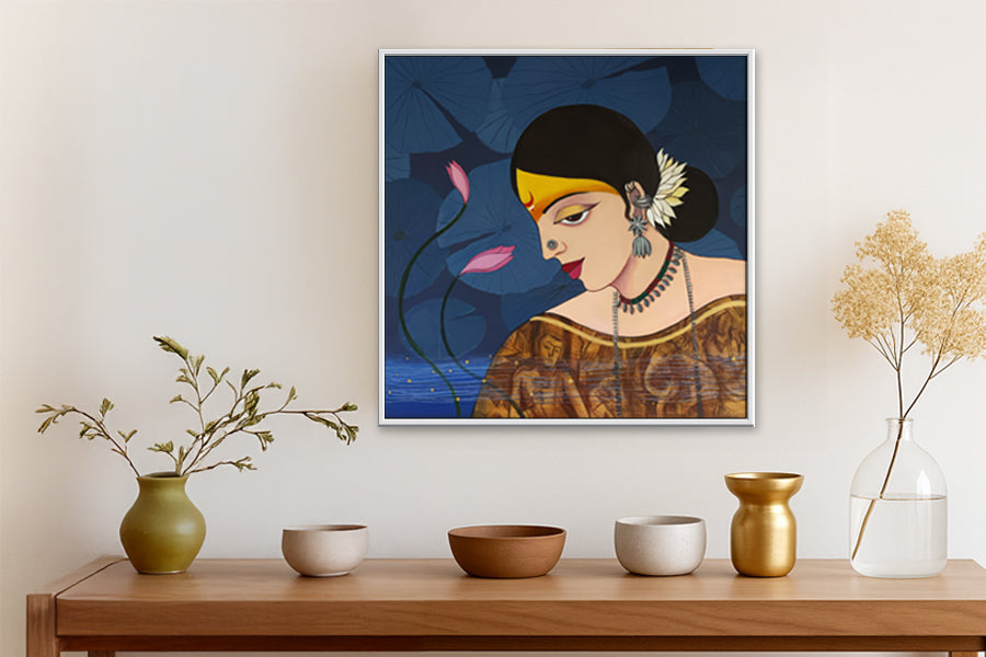 Indian Culture on Canvas: Celebrating Tradition Through Modern Handmade Paintings