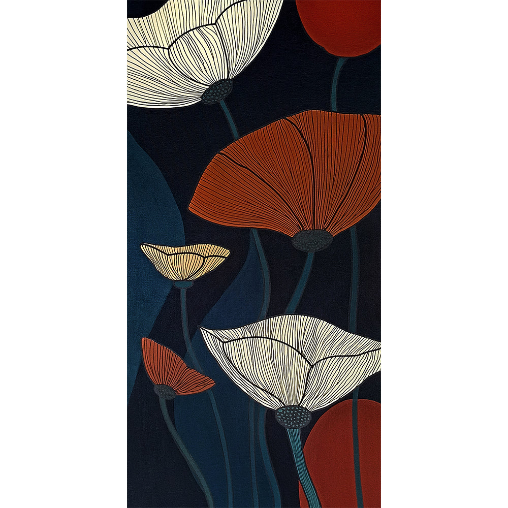 Abstract Florals | Expressive Flower Art | Modern Flower Canvas Paintings