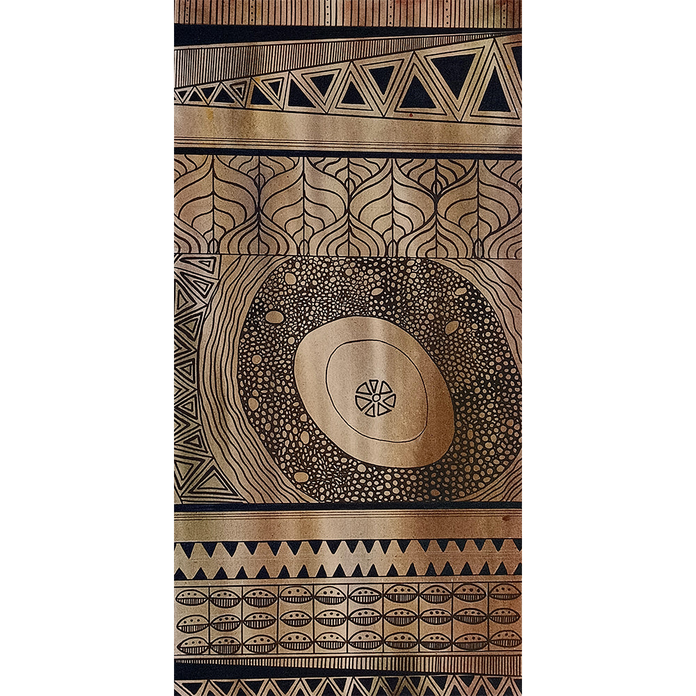Abstract Design Pattern Art | Traditional, Detailed, Patterned Handmade Painting