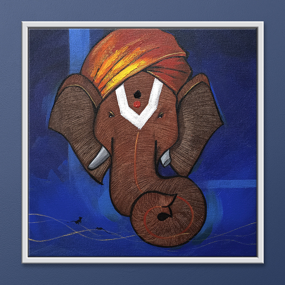 Vinayaka | Divine Ganesha Painting for Sacred and Peaceful Living