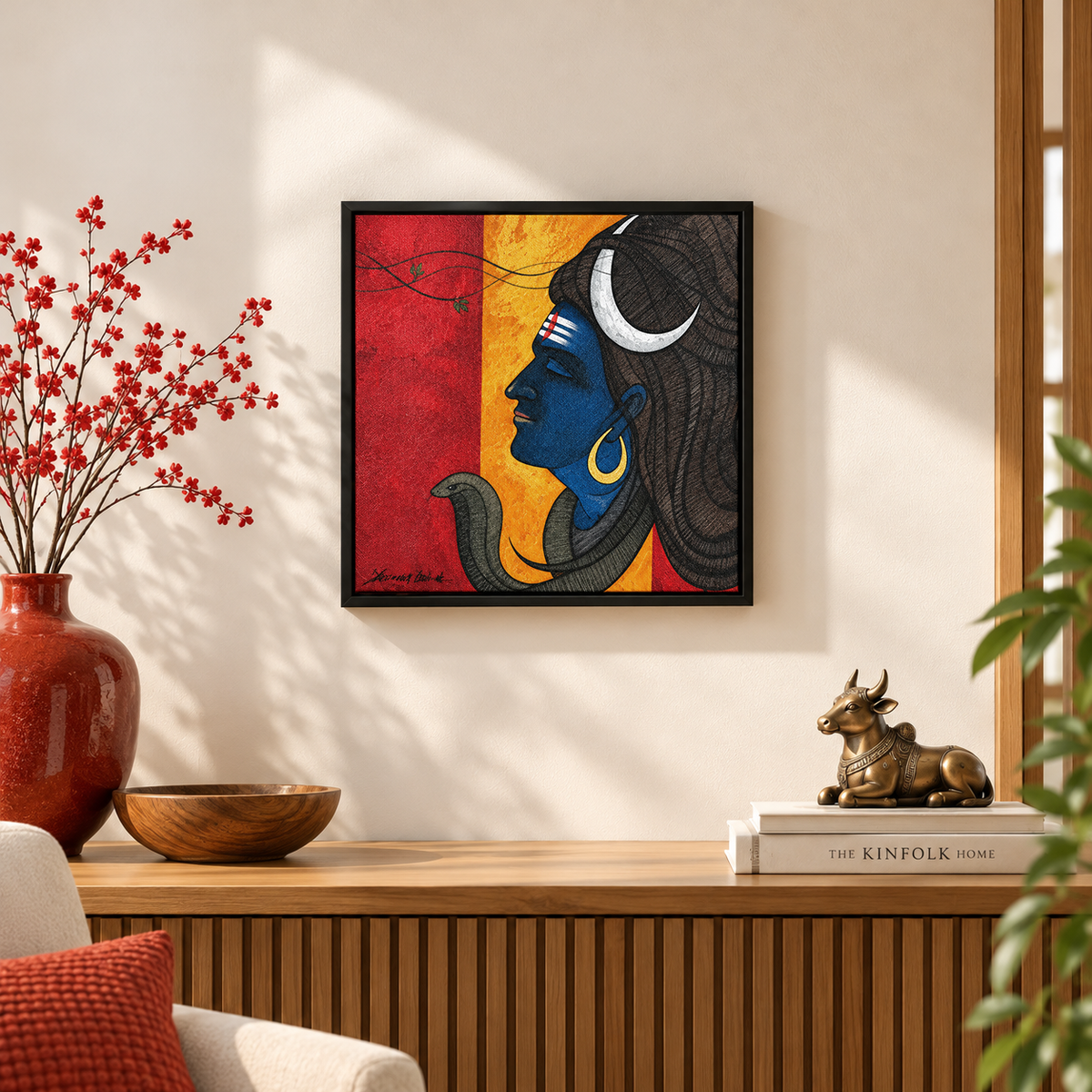 Shiva in Stillness | Lord Shiva Delicately Rendered Painting