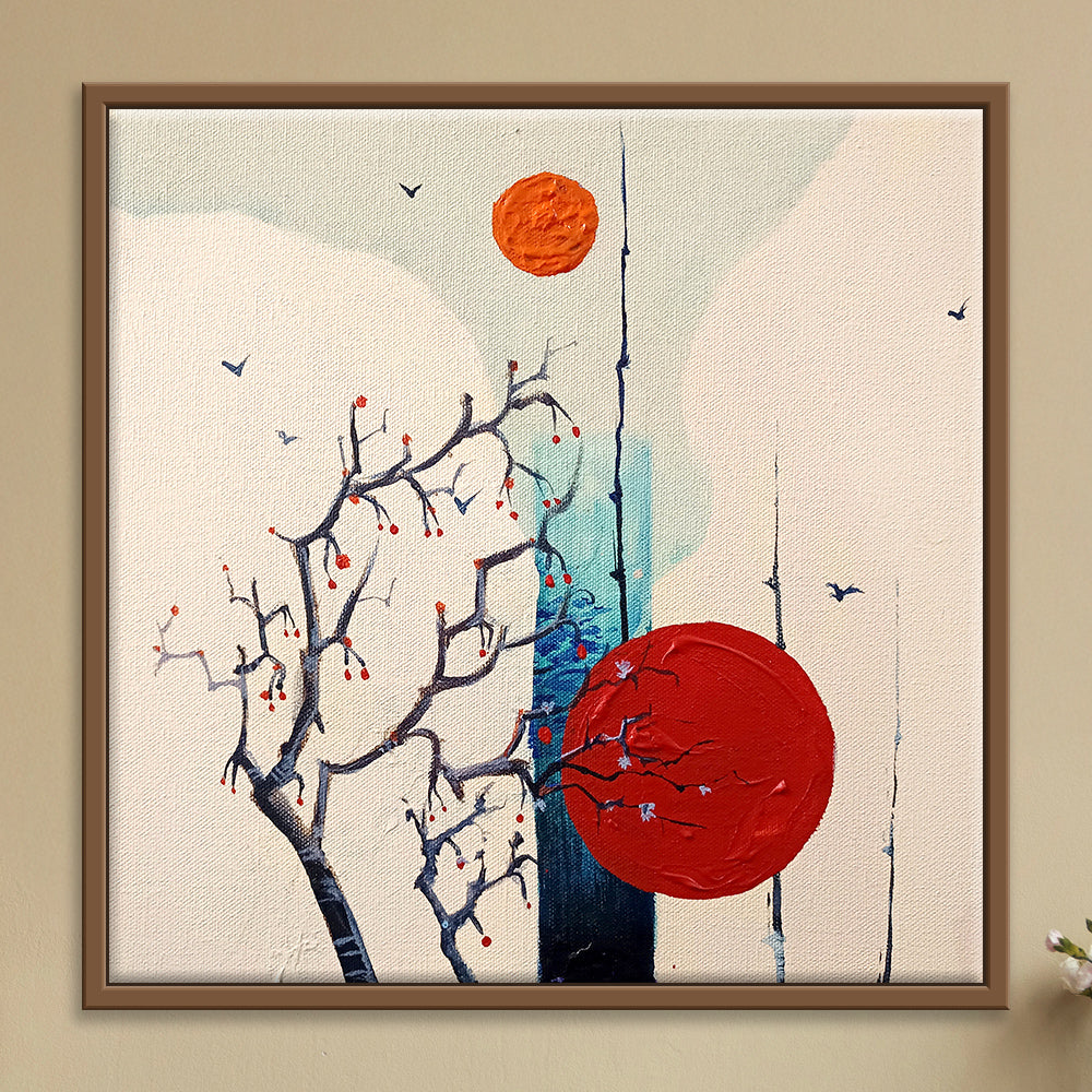 The Blooming Hour | Original Canvas Art Inspired by Blossoming Flowers
