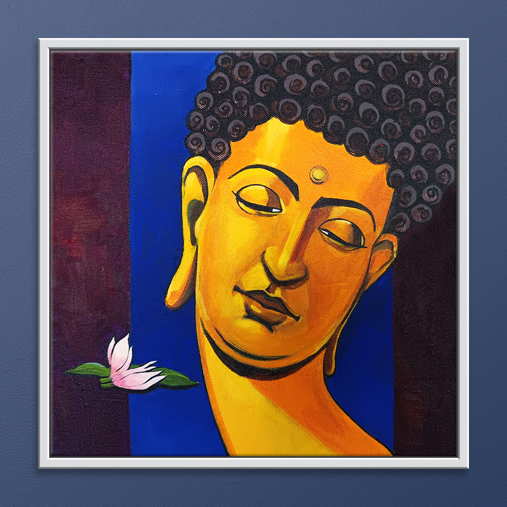 Beyond the Illusions | Symbolic Canvas Art for Tranquil Décor