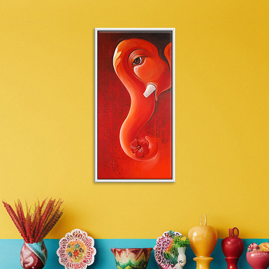 Lambodar | Artistic Depiction of Ganesha with a Big Belly
