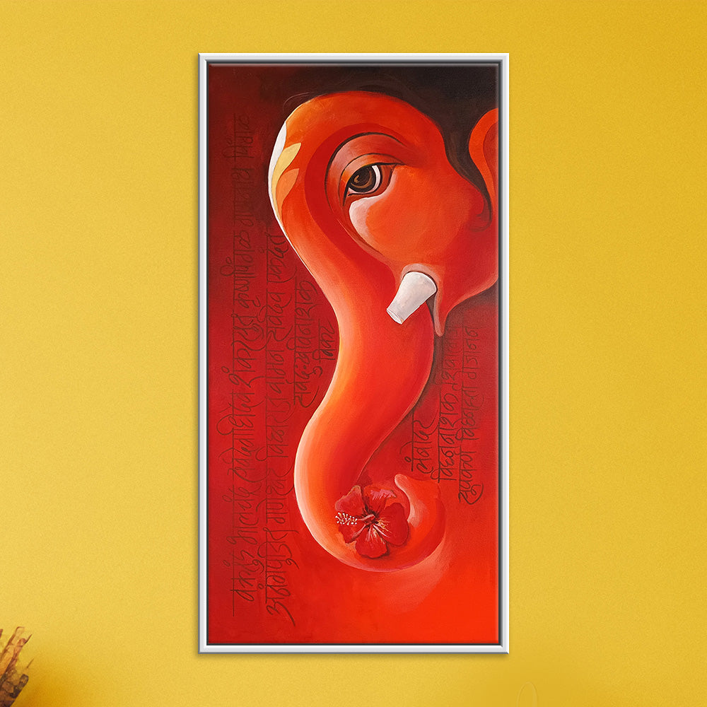 Lambodar | Artistic Depiction of Ganesha with a Big Belly