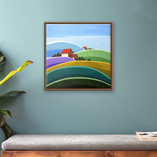 Whispers of the Valley | Serene Valley Canvas for Mindful Interiors