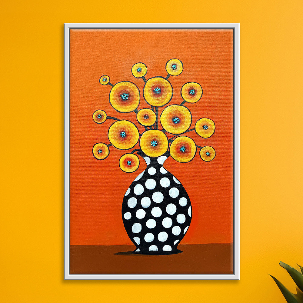 Petals at Rest | Blooming Beauty | Elegant Original Floral Painting