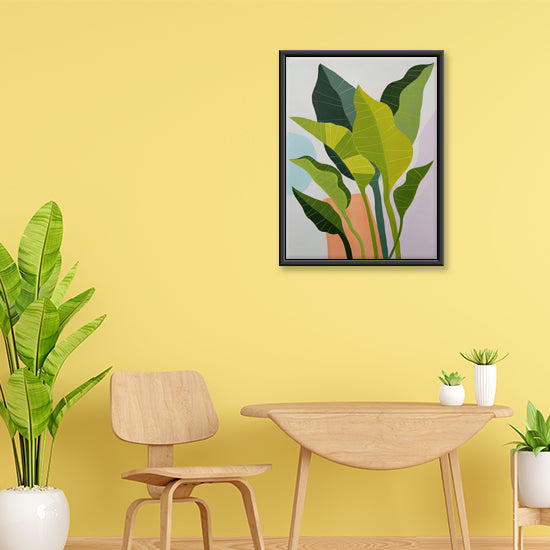 Offerings in Green | Serene Leaf Art for Calming Home & Office Décor