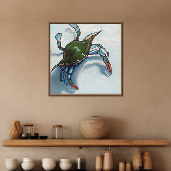Sidewalkers Painting | Whimsical Coastal Art for Café or Restaurant Walls | Vibrant Realism Handmade Painting