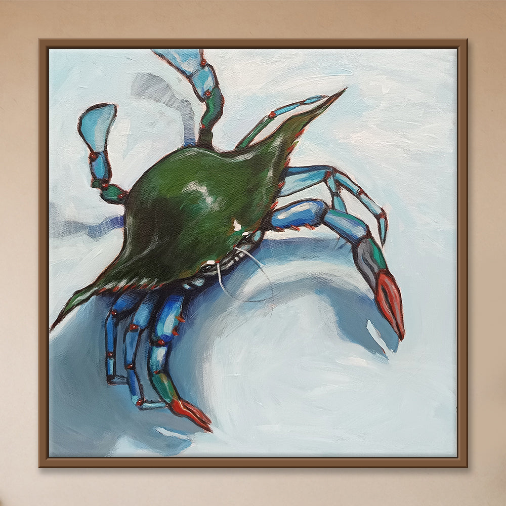 Sidewalkers Painting | Whimsical Coastal Art for Café or Restaurant Walls | Vibrant Realism Handmade Painting