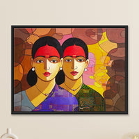 Bailgaadi Bond | Maharashtrian Village Life Painting by Sajaao - Image 1