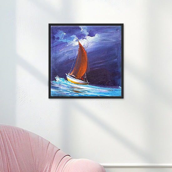 Tide in Motion | Contemporary Ocean-Inspired Painting for Relaxing Spaces