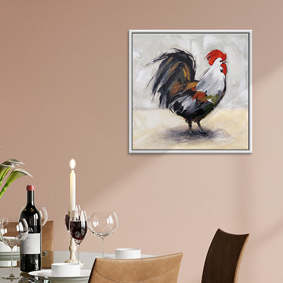 Feathered Pride Bird Art | Handmade Bird Canvas with Vibrant Feather Details | Handmade Bird Art