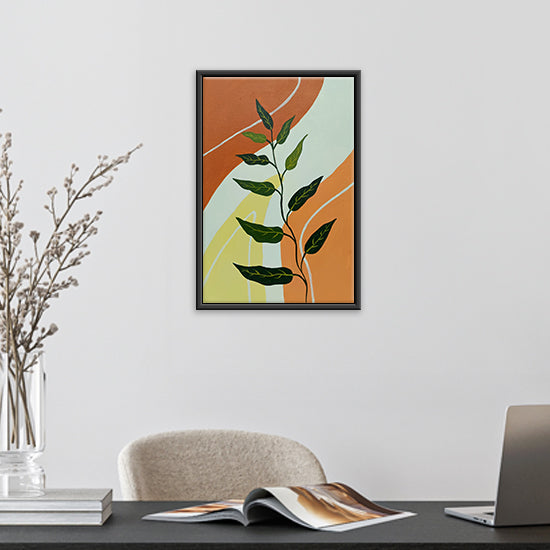 Leaflines | Contemporary Botanical Line Drawing for Artistic Interiors