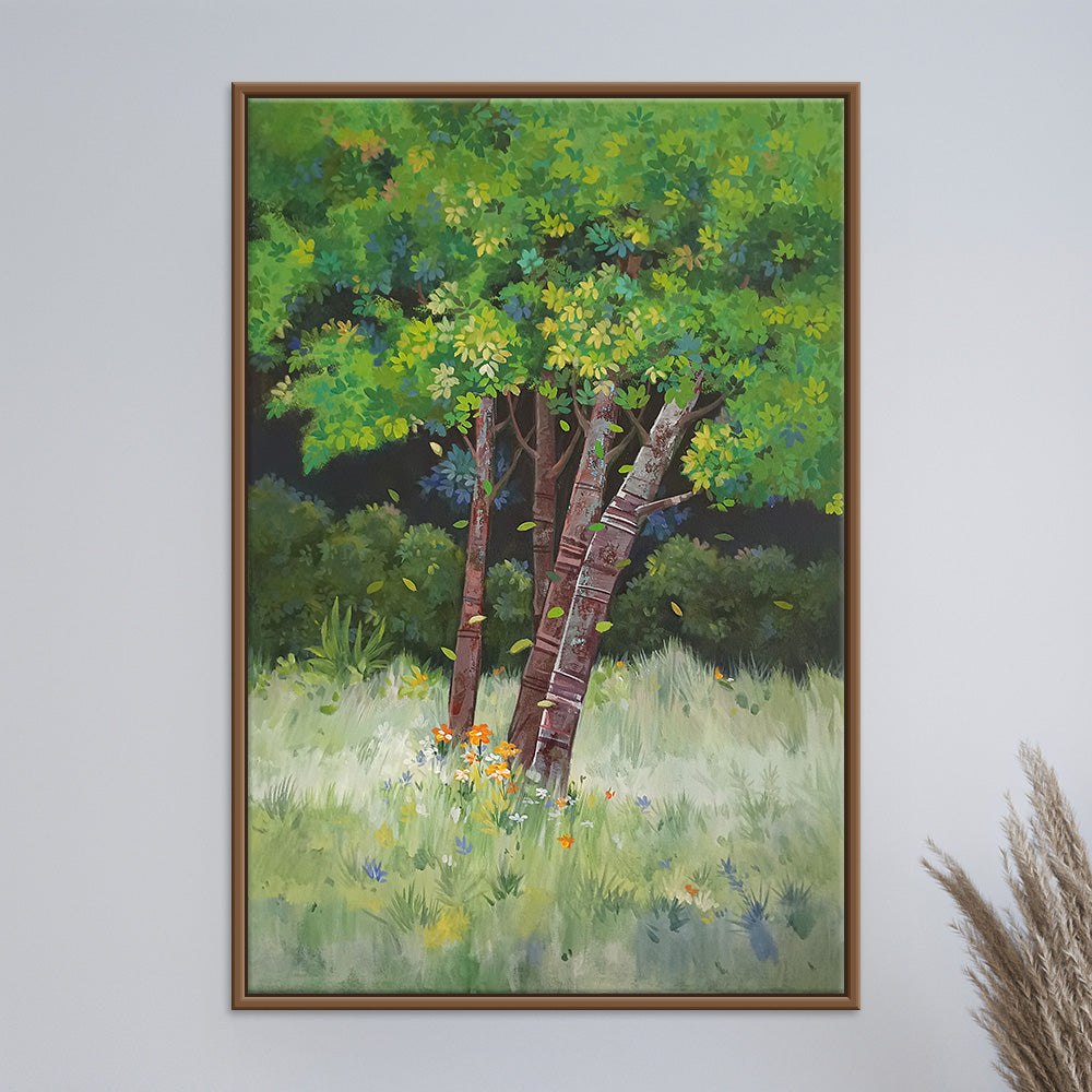 Peace of Nature | Minimal Nature Canvas Art for Mindful Living
