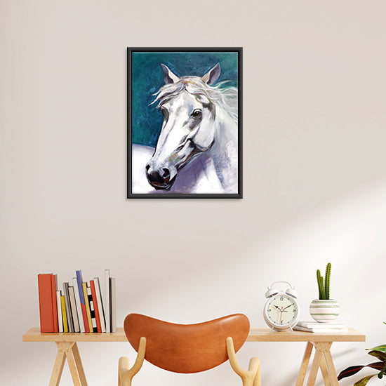 The Noble Gaze Horse Art | Regal Horse Portrait Art for Sophisticated Spaces