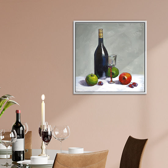 The Waiting Glass | Serene Glass-Themed Art for Peaceful Wall Décor