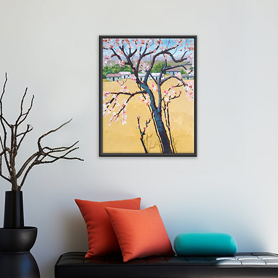 The Pink Bloom | Serene Handmade Artwork Featuring Pink Florals
