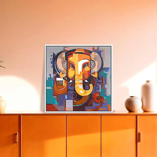 The Lord of Auspiciousness | Handmade Ganesha Painting for Positivity
