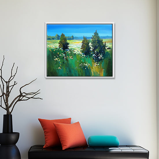 Whispers of Nature | Original Landscape Painting | Serene Handpainted Canvas Art