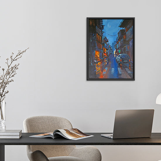Midnight Symphony Art | Tranquil Handmade Art Inspired by the Nigh