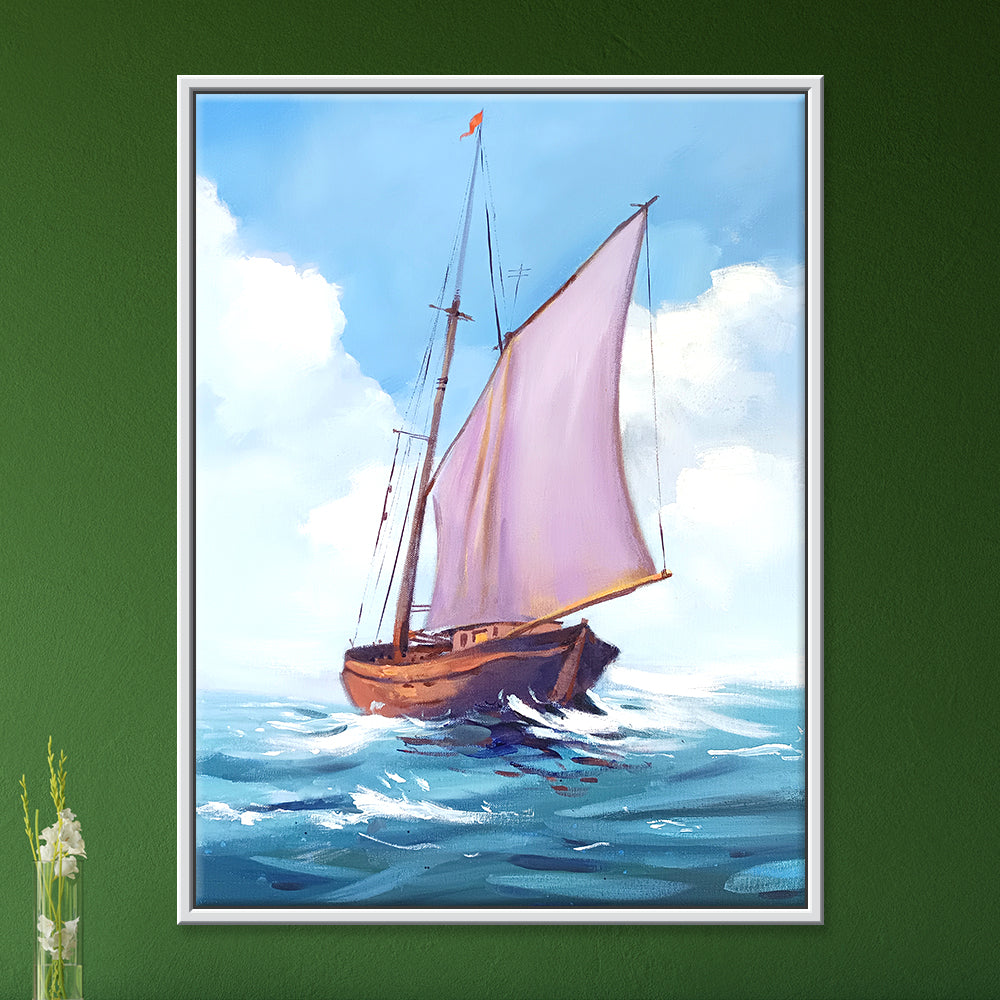 Whispers of the Sea Art | Peaceful Ocean & Beach Landscape Wall Art