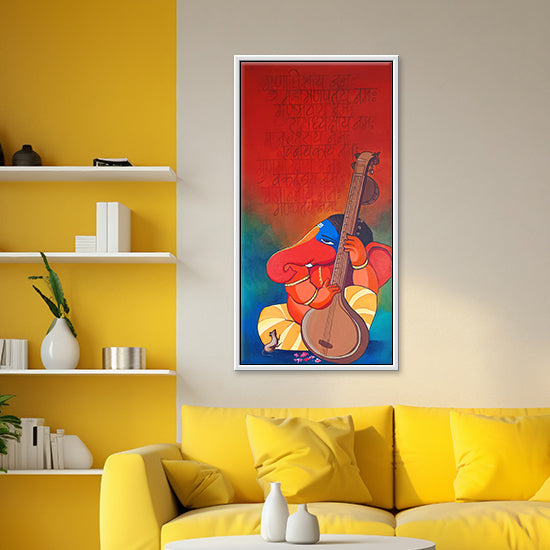 Ganesh Vandana | Devotional Ganesha Art for Home Mandir & Walls