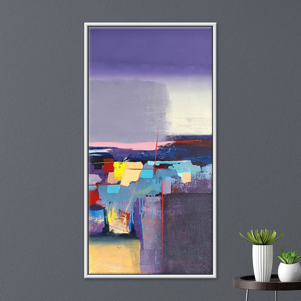 Turquoise Silence Painting | Serene Aquatic Abstractions | Modern Handmade Painting