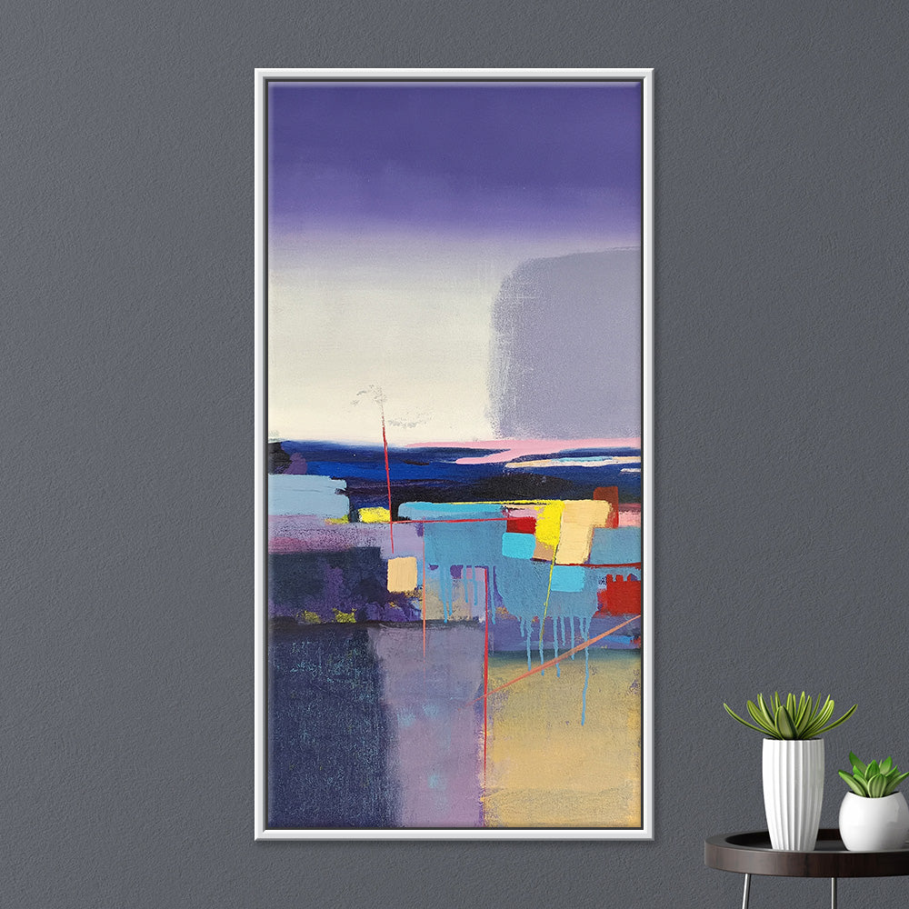 Turquoise Silence 2 Painting | |Serene Aquatic Abstractions | Modern Handmade Painting
