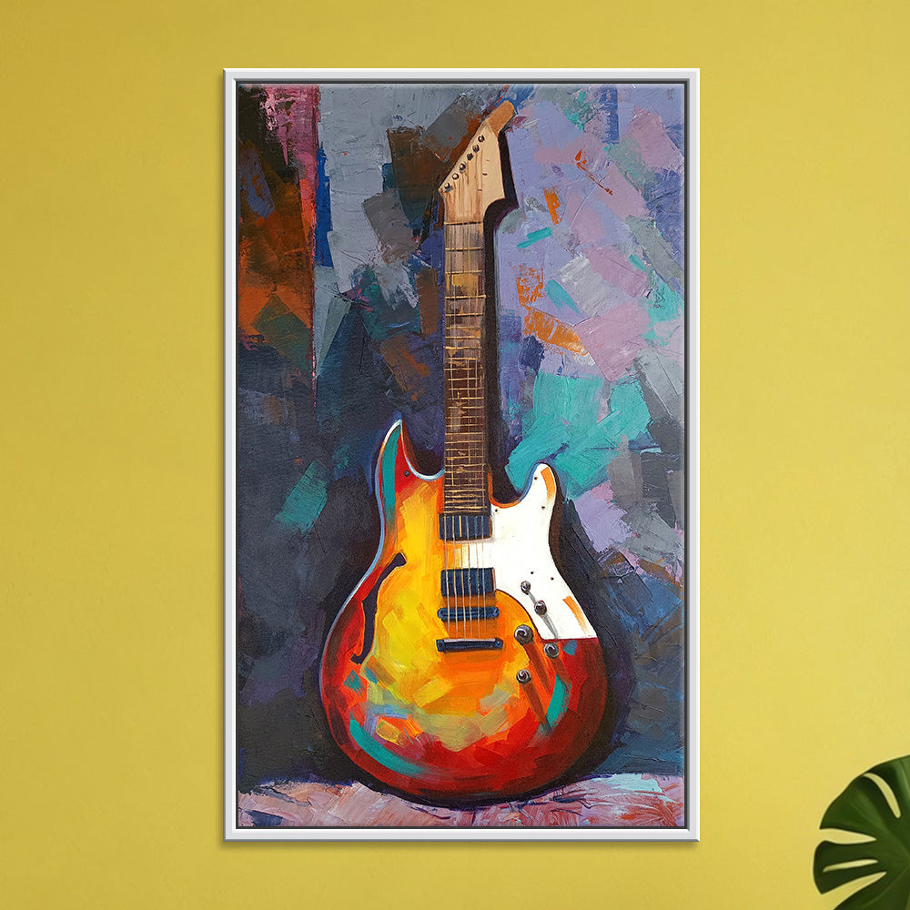 Electric Soul | Modern Music-Inspired Painting for Home & Café Walls