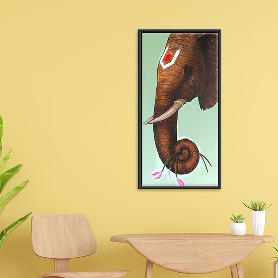 Intricate Elephant Art | Intricate Elephant Canvas | Heritage-Inspired Décor