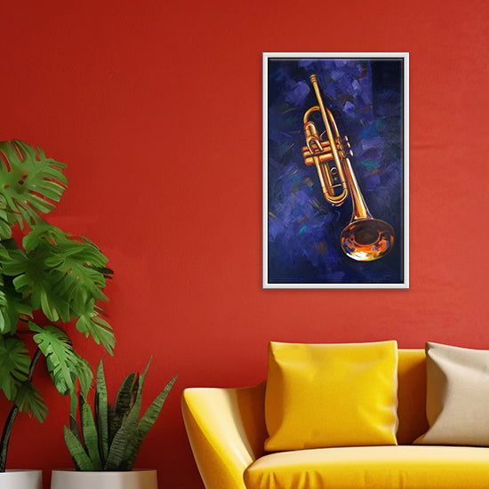 Golden Note | Golden-Hued Music Art for Elegant Modern Interiors