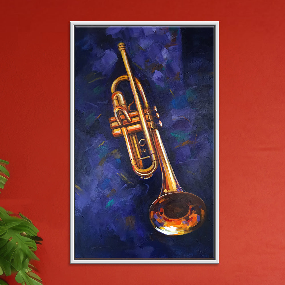 Golden Note | Golden-Hued Music Art for Elegant Modern Interiors