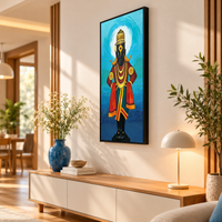 Vitthal of Pandhari | Lord Vitthal on Brick Painting by Sajaao - Image 4