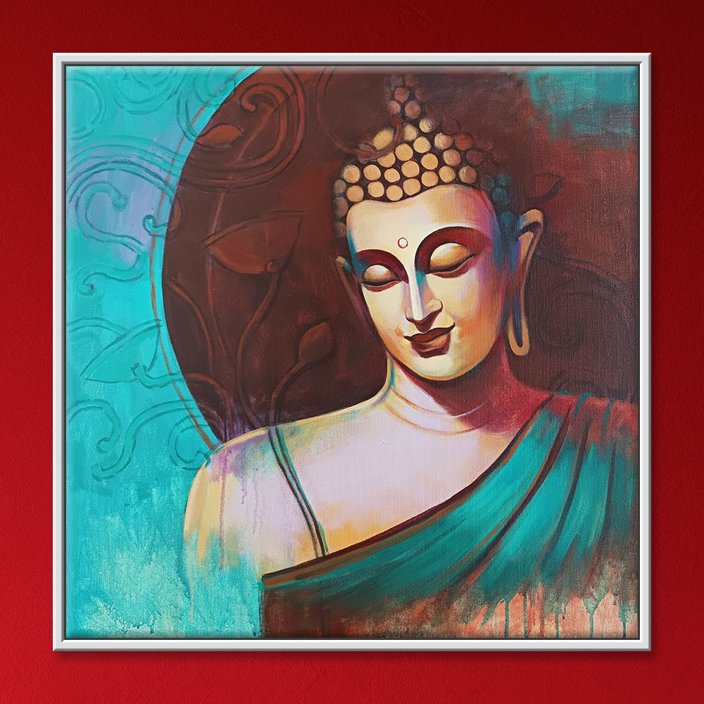 Stillness Speaks | Minimalist Buddha Art for Peaceful Homes