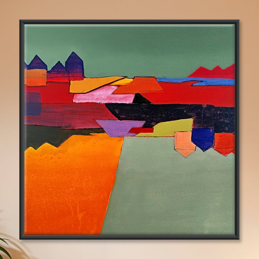 Formless Flow Abstract Art | Colorful Abstract Painting