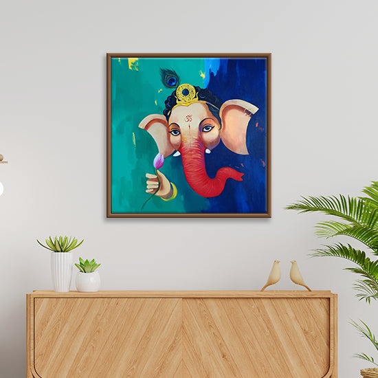 Vigneshwara | Wall Art of the Lord of Obstacles for Home Décor