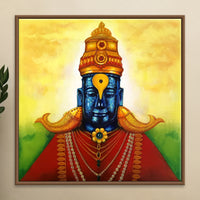 Vitthal's Embrace | Lord Vitthal Delicately Rendered Painting - Image 1