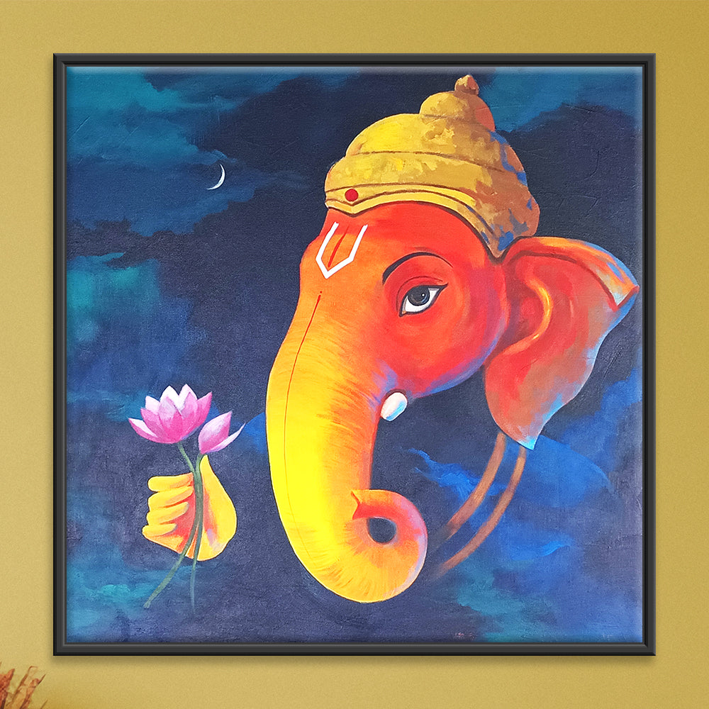 Heramba | Spiritual Painting of the Protector Ganesha