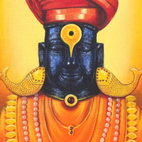Vitthal of the Azure Sky | Vitthal with Puneri Pagadi Painting - Image 3