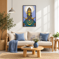 Vitthal the Faceless | Lord Vitthal Iconic Painting by Sajaao - Image 2
