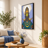 Vitthal the Faceless | Lord Vitthal Iconic Painting by Sajaao - Image 4