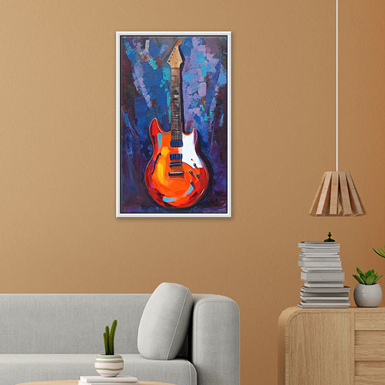 Guitar | Musical Instrument Painting for Home, Café & Restaurant Décor